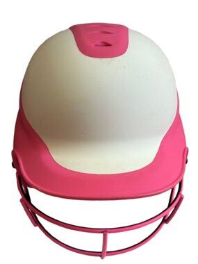 RIP-IT VISION PRO MATTE GIRLS PINK/WHITE SOFTBALL HELMET SIZE S/M (6- 6 7/8)